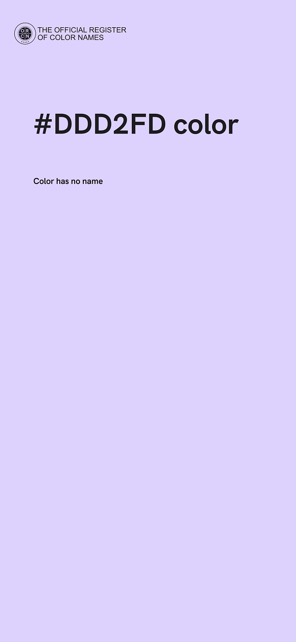 #DDD2FD color image