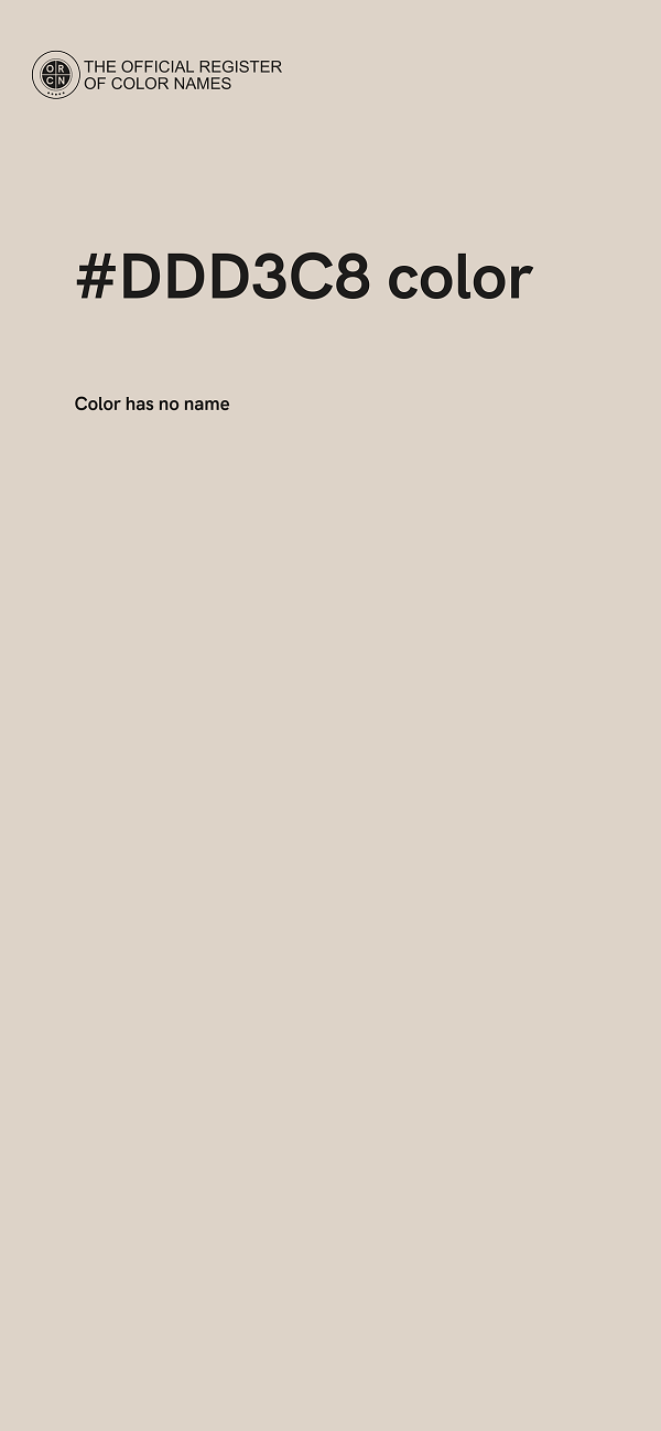 #DDD3C8 color image
