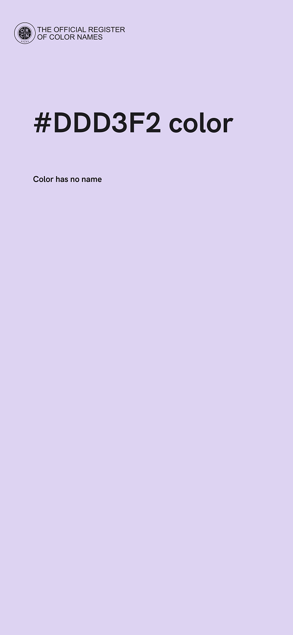 #DDD3F2 color image