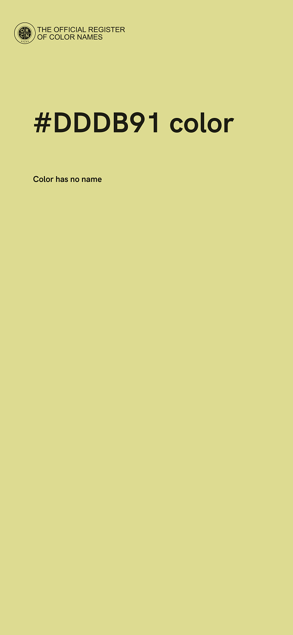 #DDDB91 color image