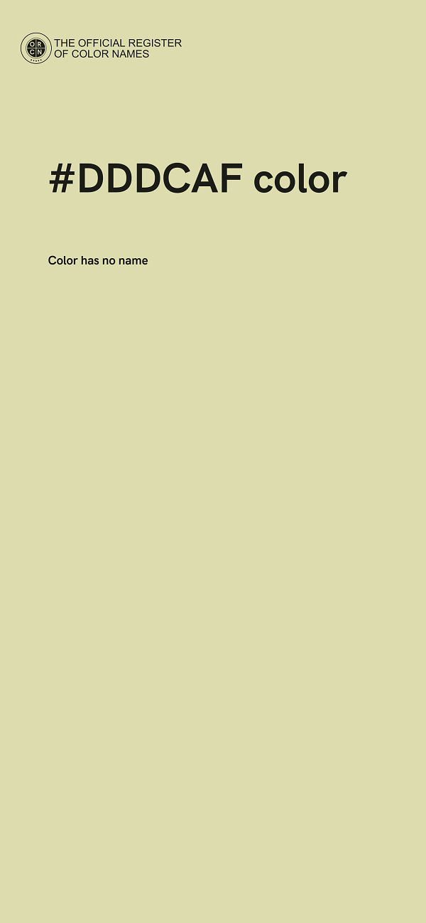 #DDDCAF color image