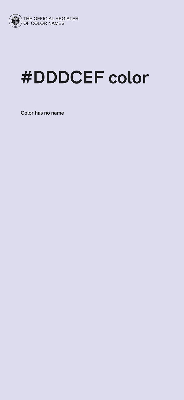 #DDDCEF color image