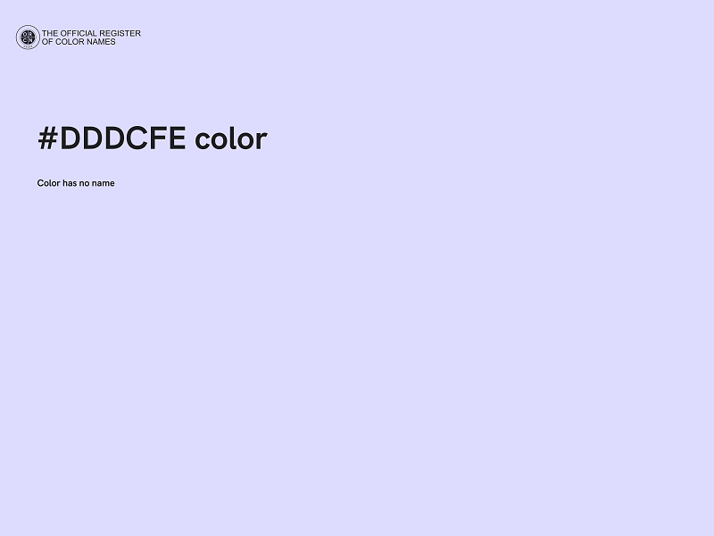 #DDDCFE color image