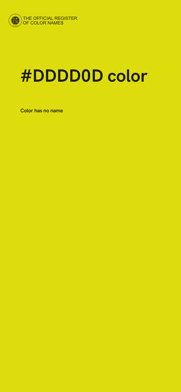 #DDDD0D color image