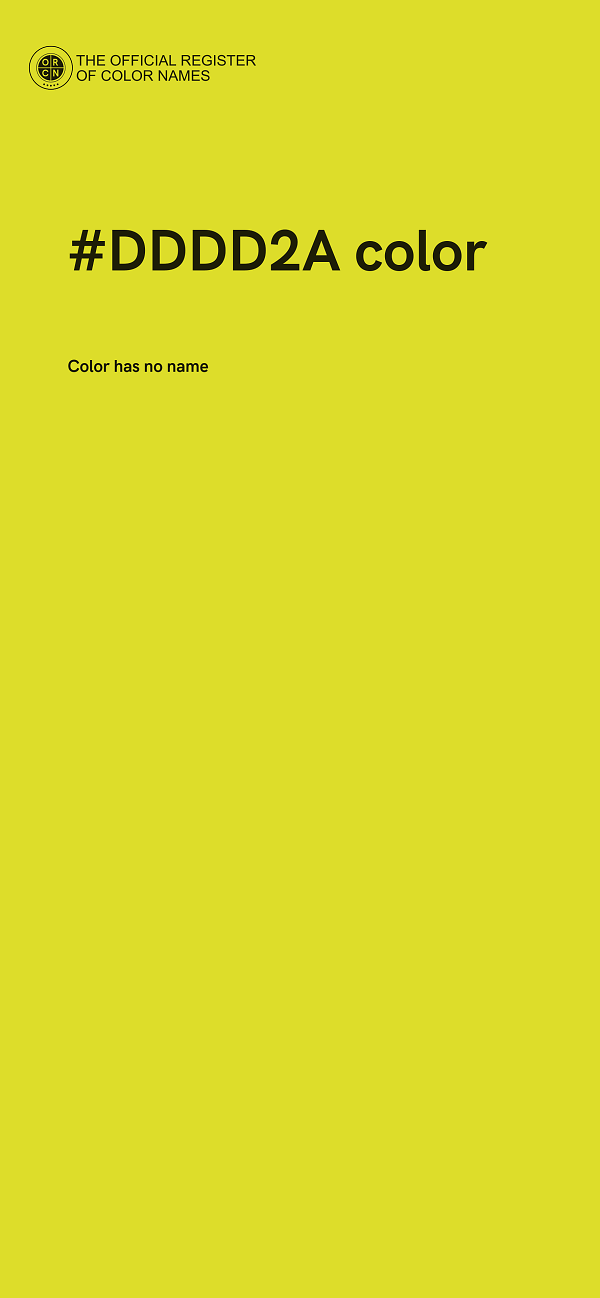 #DDDD2A color image