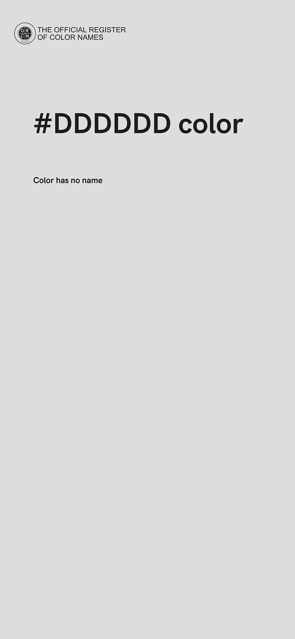 #DDDDDD color image