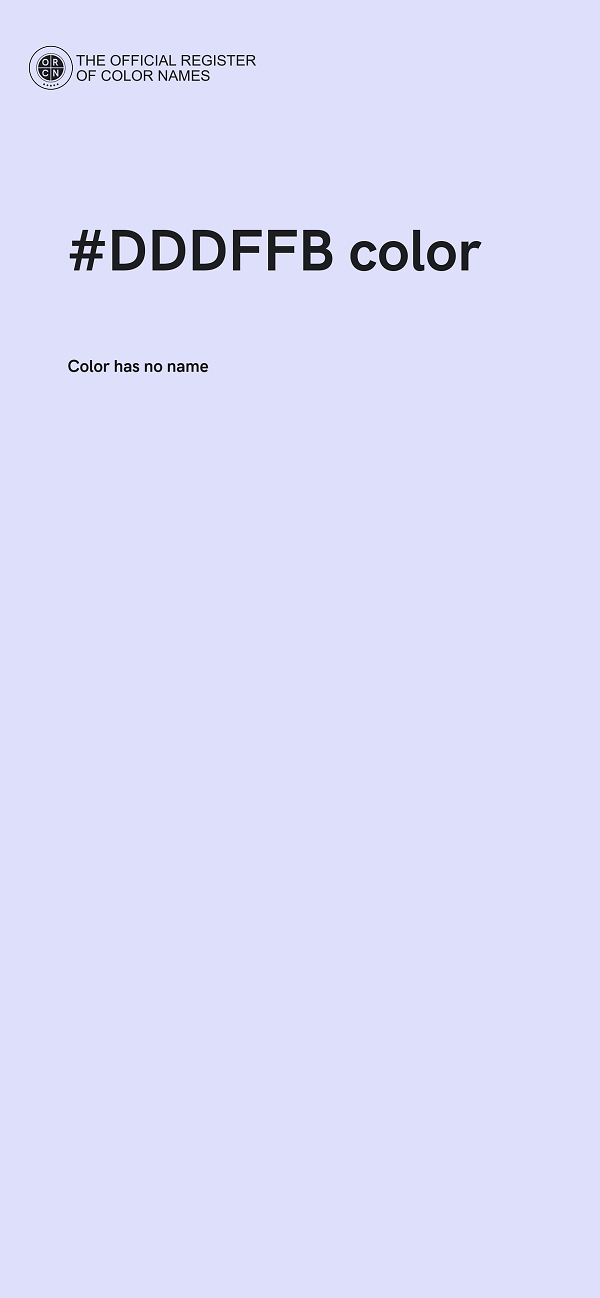 #DDDFFB color image