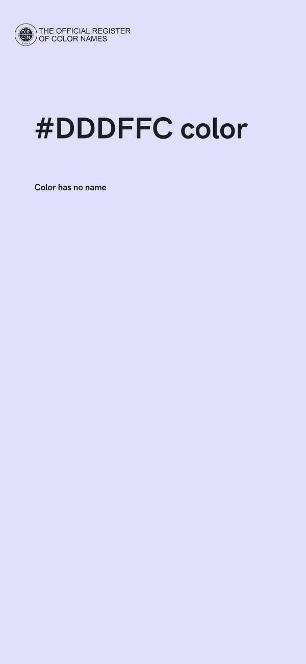 #DDDFFC color image