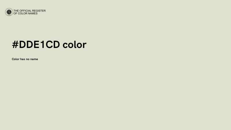 #DDE1CD color image