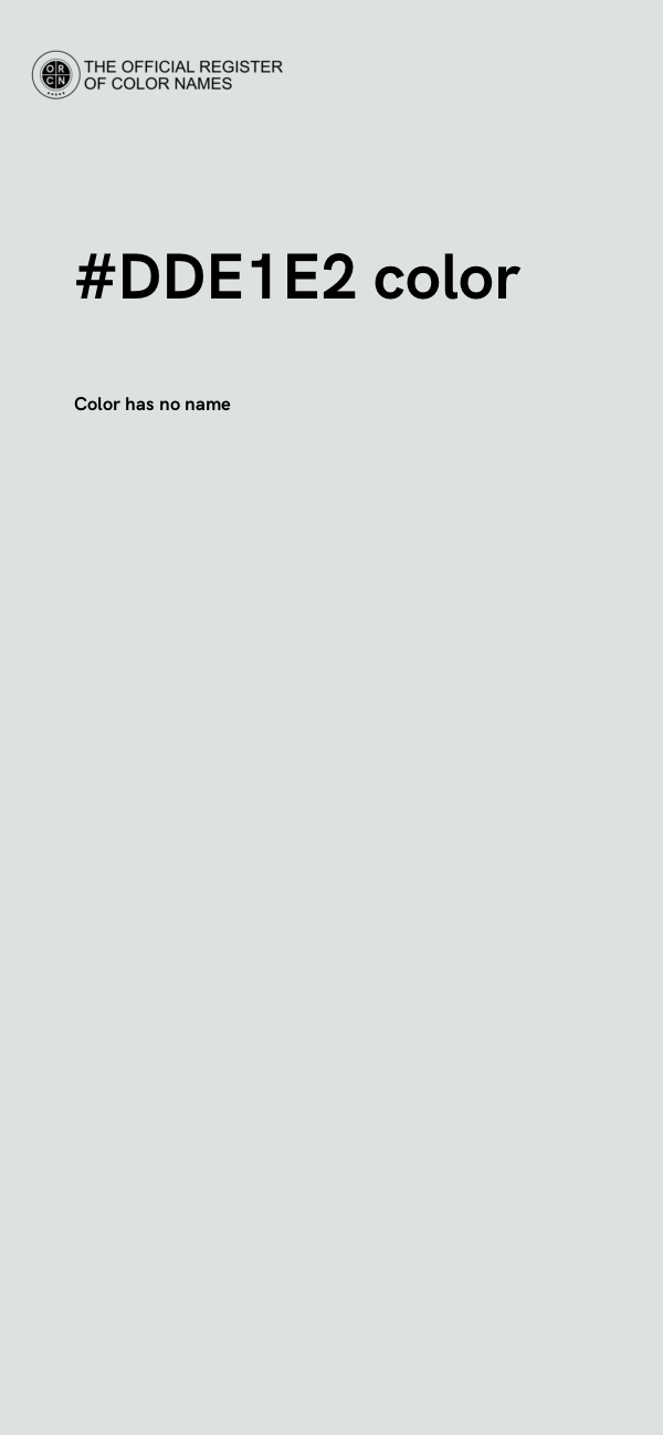 #DDE1E2 color image