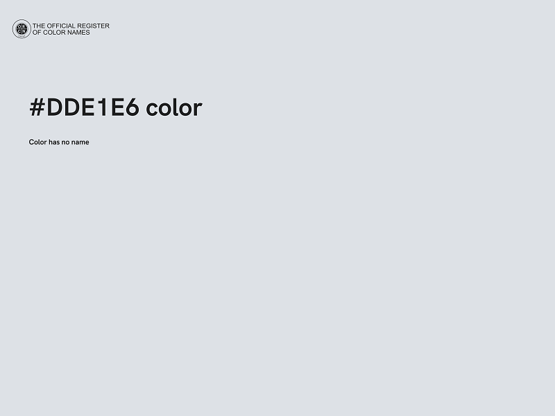 #DDE1E6 color image