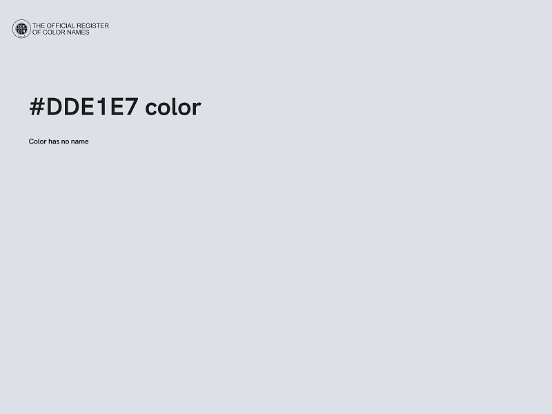 #DDE1E7 color image