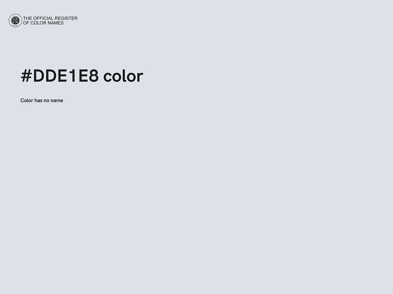 #DDE1E8 color image