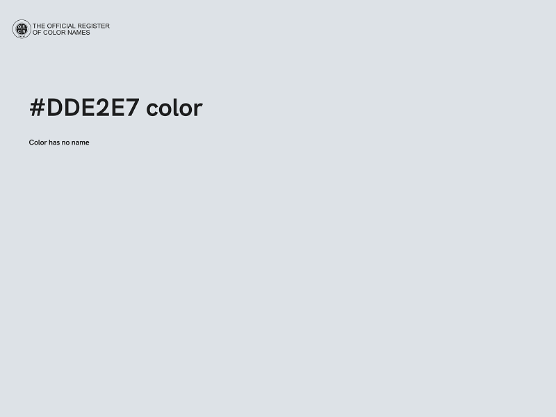 #DDE2E7 color image