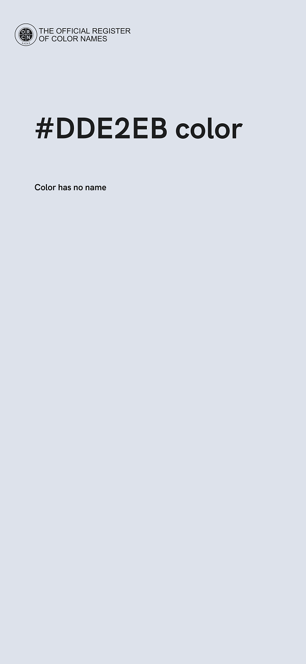 #DDE2EB color image