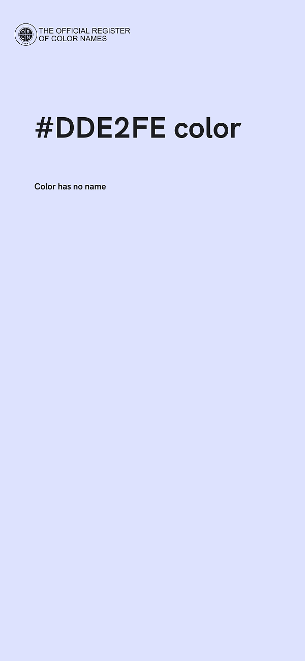 #DDE2FE color image