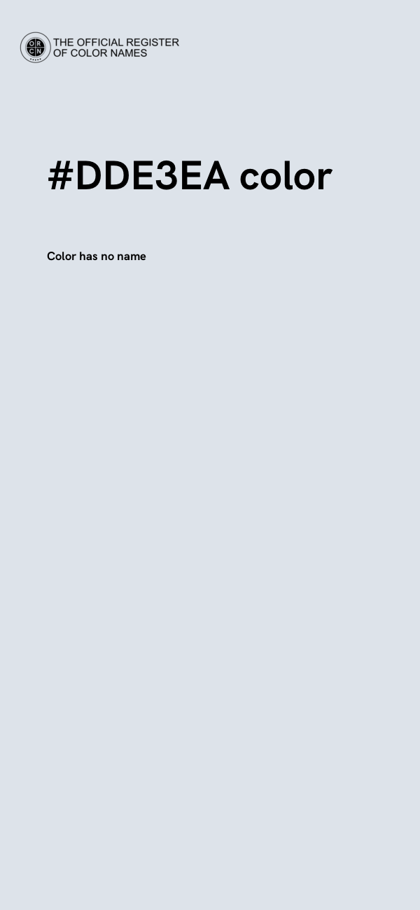 #DDE3EA color image