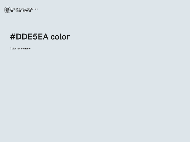 #DDE5EA color image