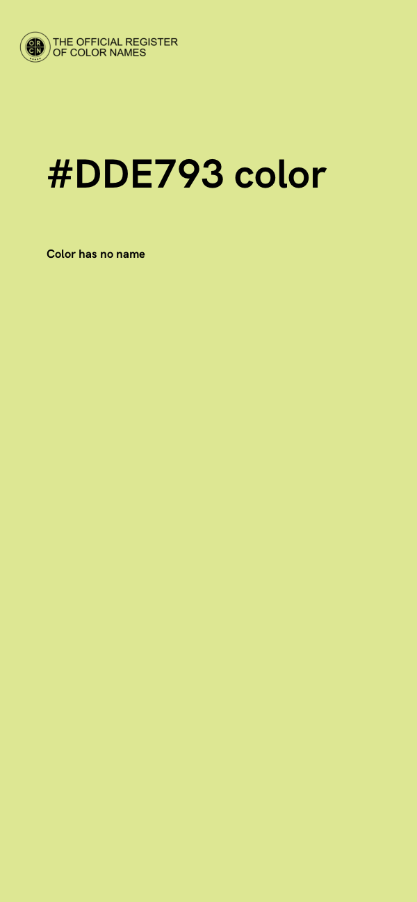 #DDE793 color image
