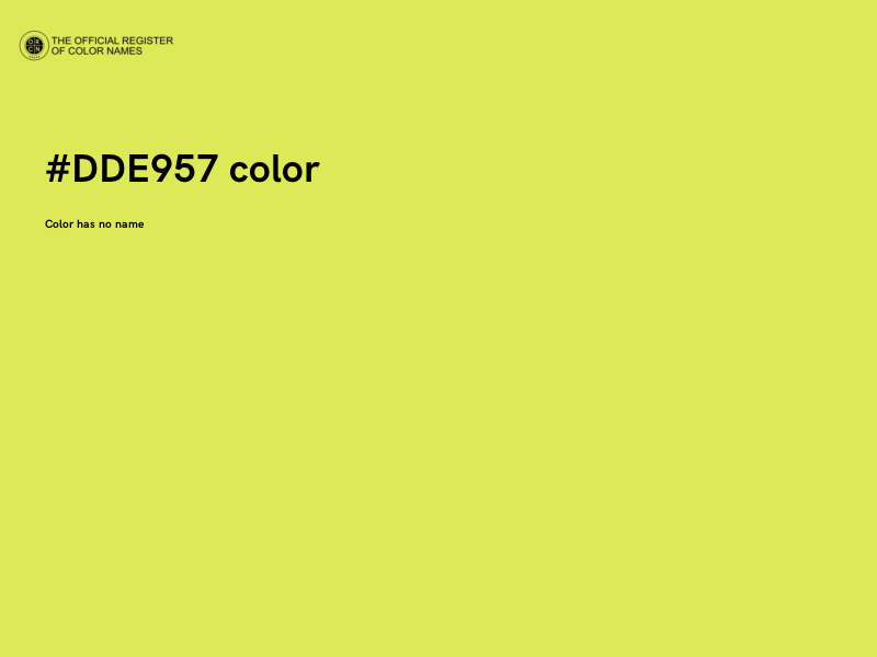 #DDE957 color image