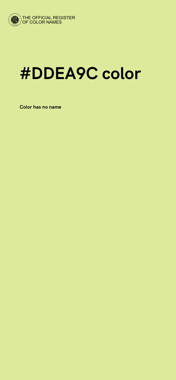 #DDEA9C color image