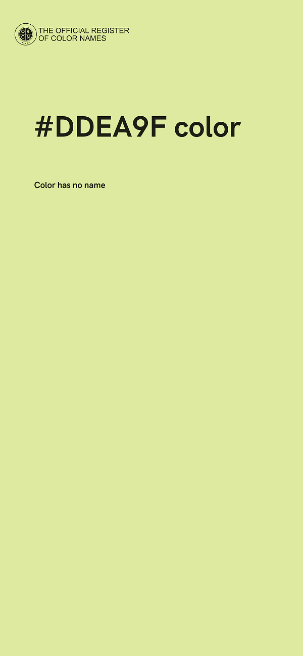 #DDEA9F color image