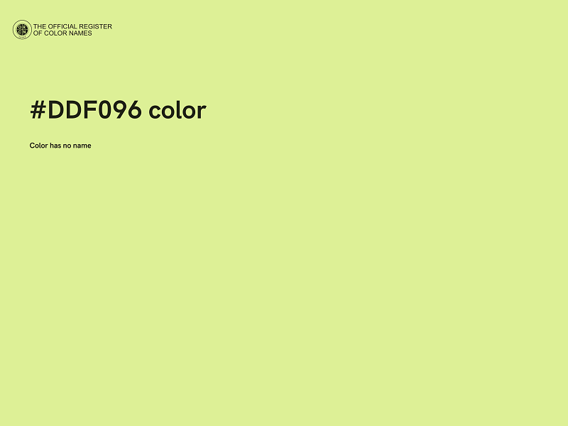 #DDF096 color image