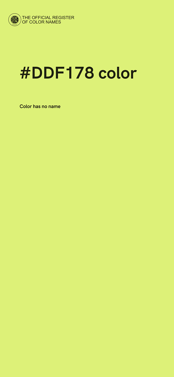 #DDF178 color image