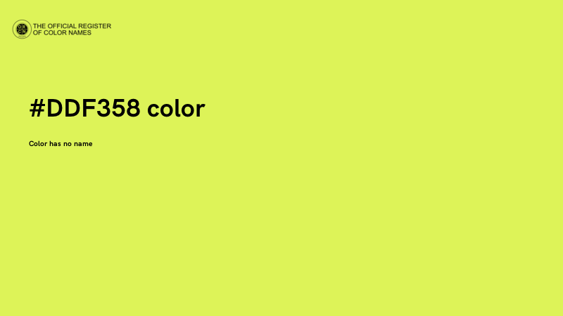 #DDF358 color image