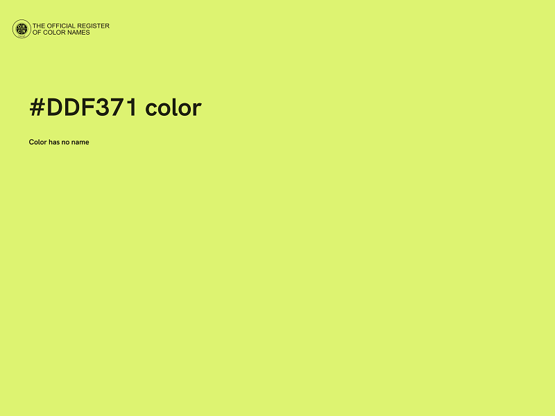 #DDF371 color image