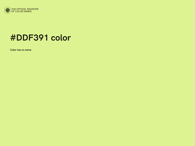 #DDF391 color image