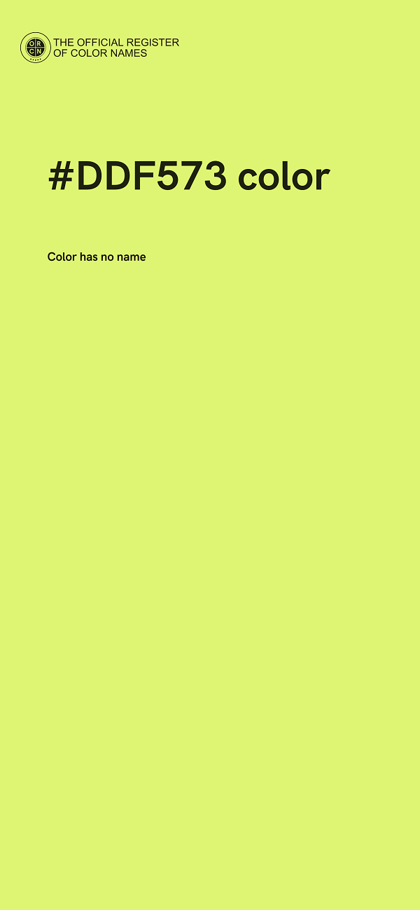#DDF573 color image
