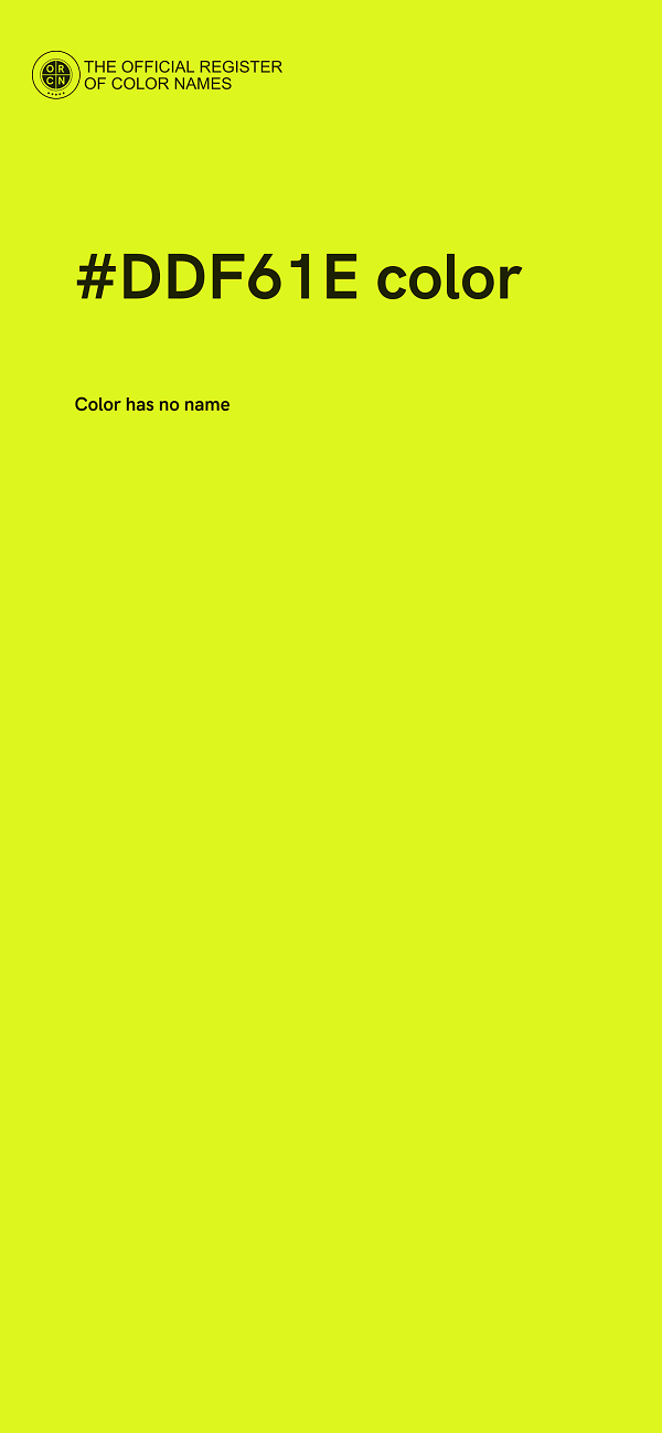 #DDF61E color image
