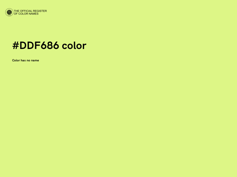 #DDF686 color image