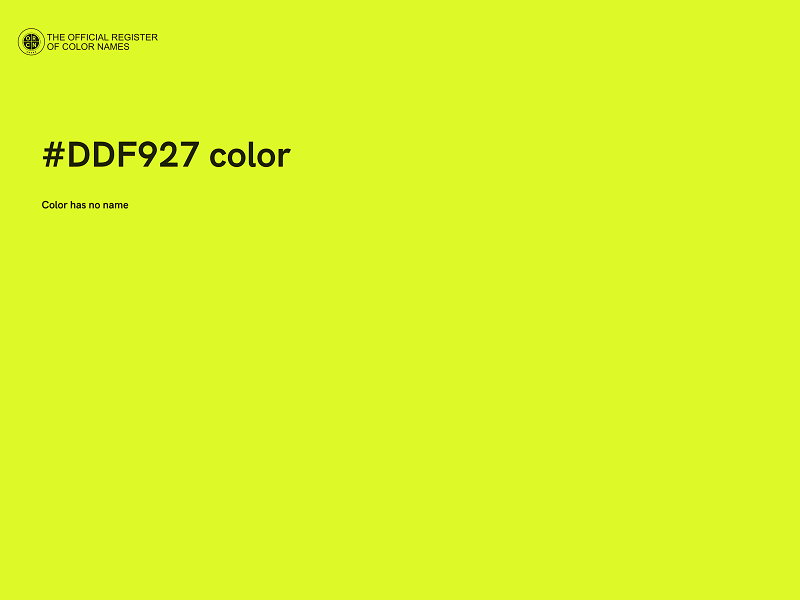 #DDF927 color image