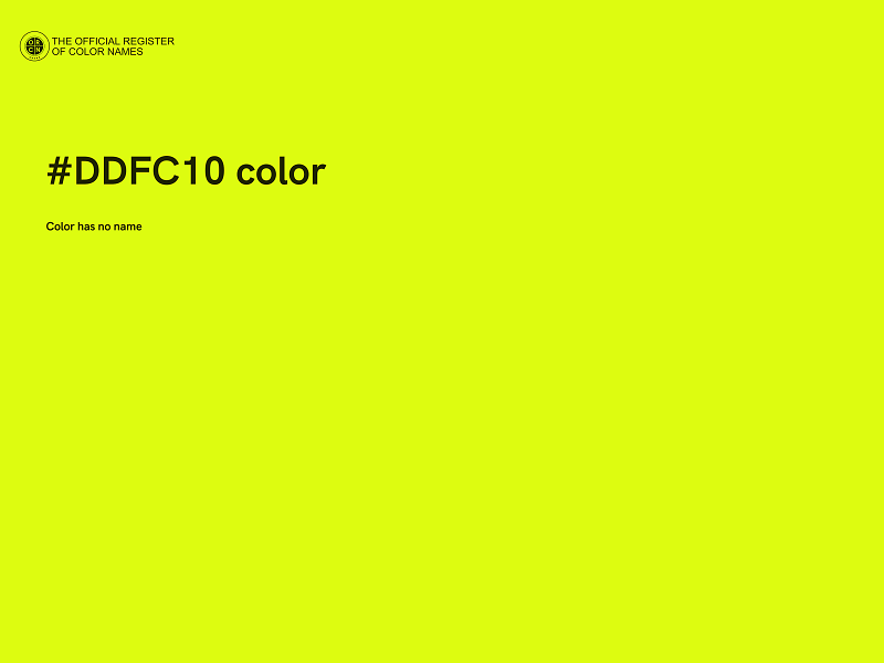 #DDFC10 color image