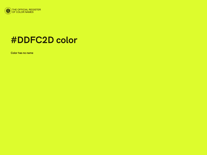 #DDFC2D color image