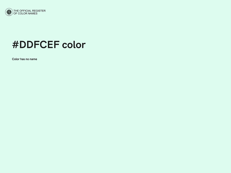 #DDFCEF color image