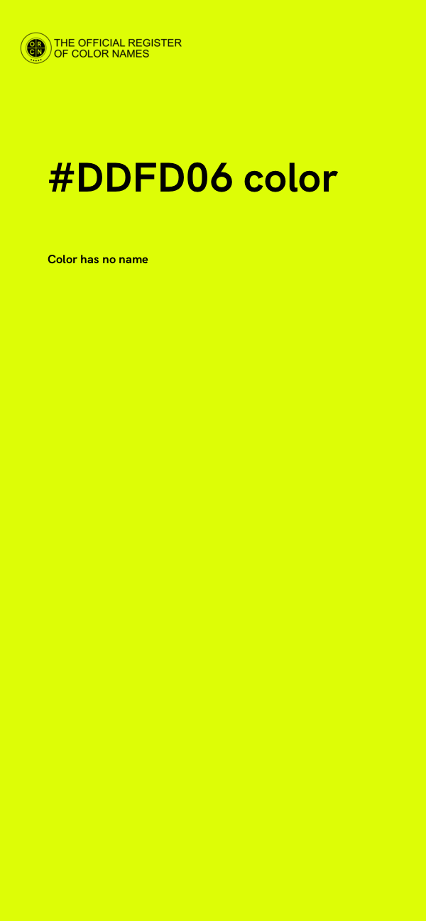 #DDFD06 color image