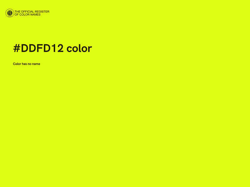 #DDFD12 color image