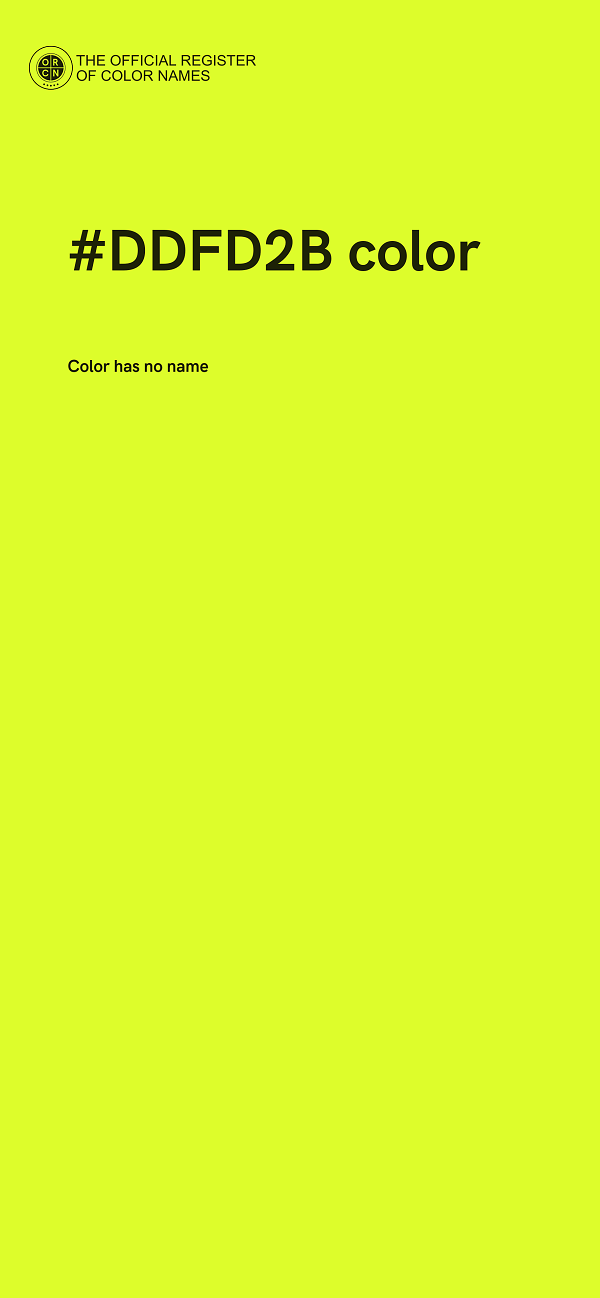 #DDFD2B color image