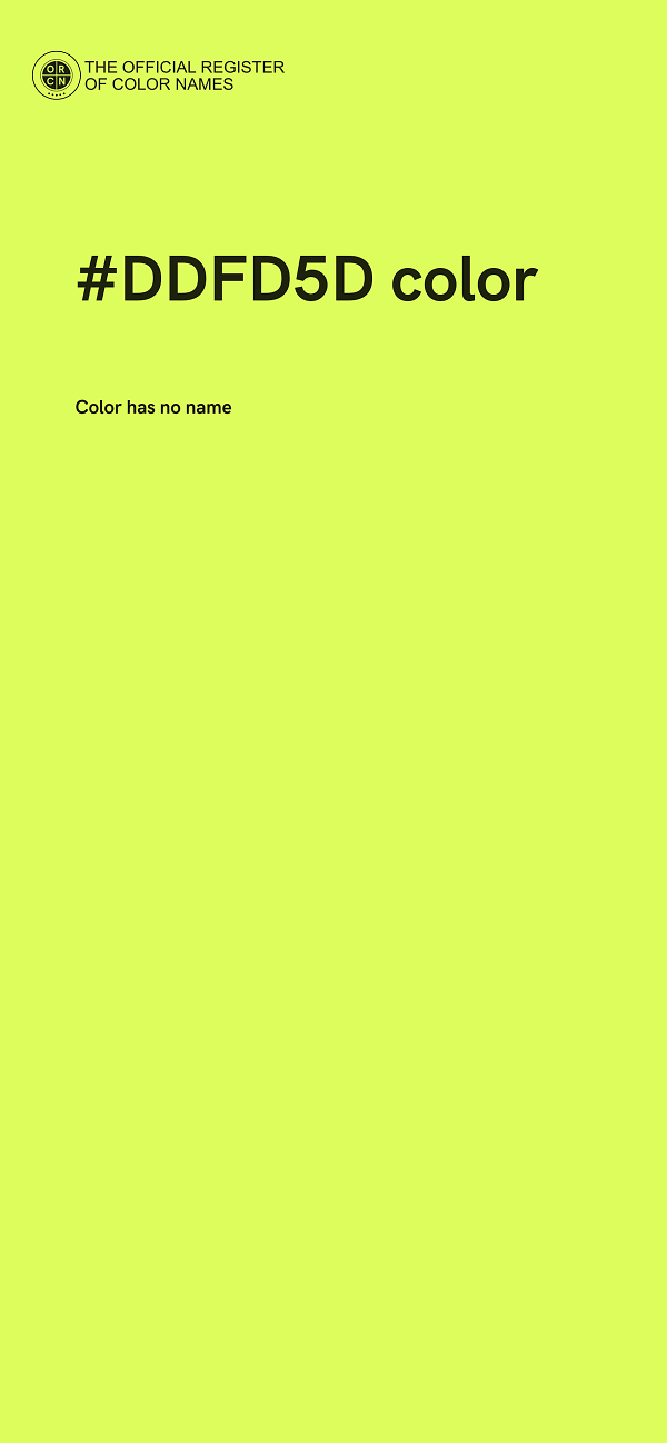 #DDFD5D color image