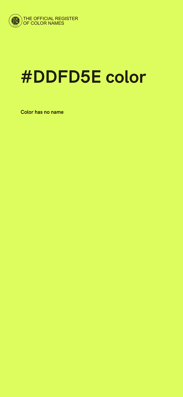 #DDFD5E color image