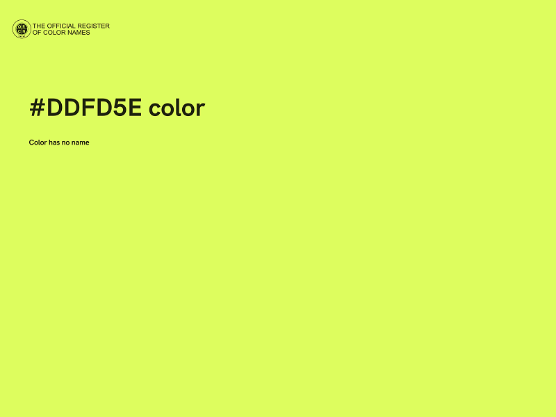 #DDFD5E color image