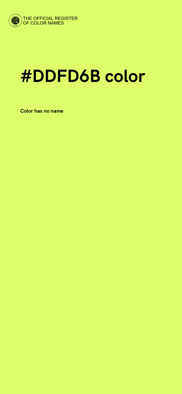 #DDFD6B color image