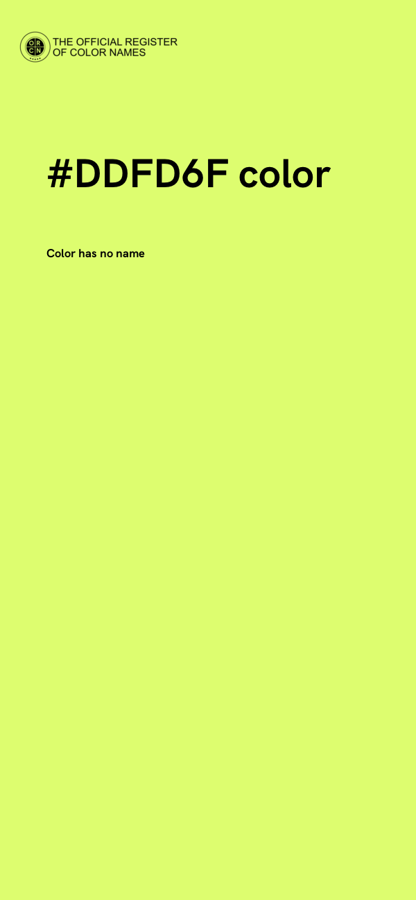 #DDFD6F color image