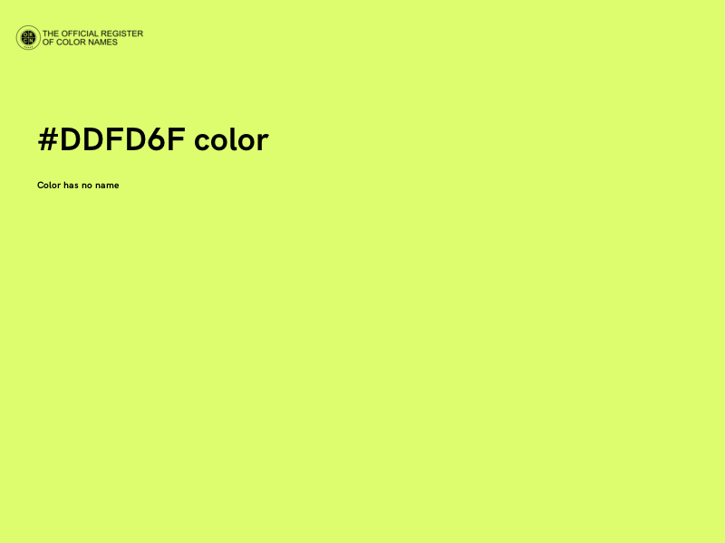 #DDFD6F color image