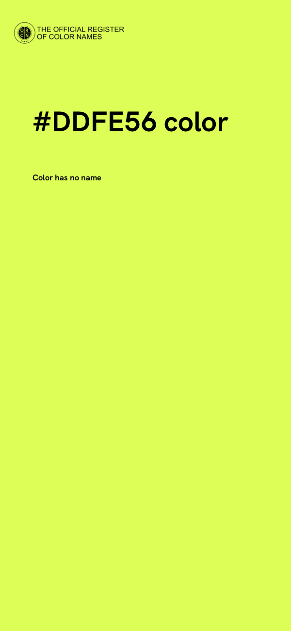 #DDFE56 color image