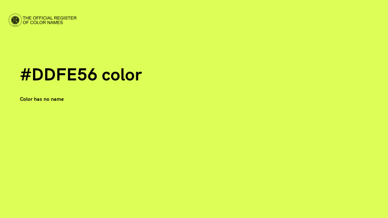 #DDFE56 color image