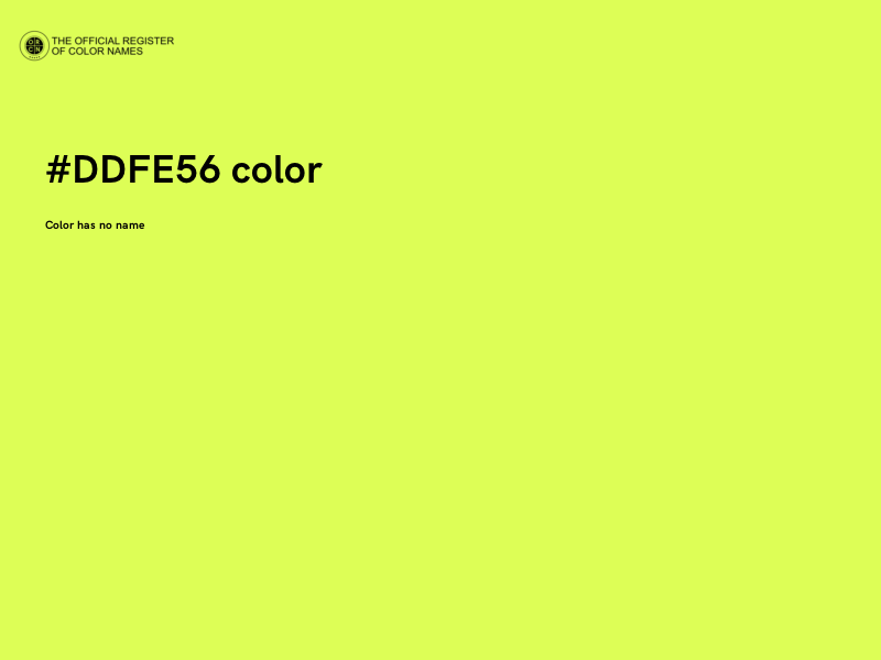 #DDFE56 color image